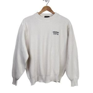 Vintage Vantage Tournament Cotton Crewneck Sweater Captain Morgan L USA Golf 90s